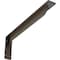 Ekena Millwork Embrey Steel Bracket, Hammered Dark Bronze 2"W x 20"D x 6 1/2"H BKTM02X20X06EBHDB - alternate 1